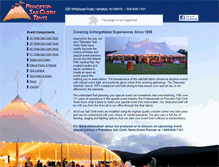 Tablet Screenshot of princetonsailclothtents.com